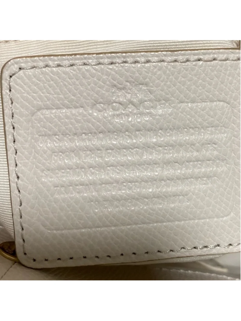 Coach - F34663 COACH LEATHER MINETTA CROSSBODY - IN CREAM